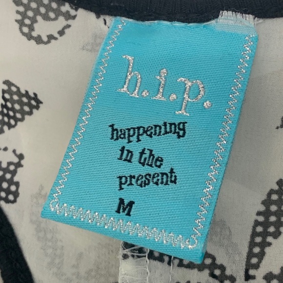 White Chiffon Racerback Polka Dot Bows Tank Top - Picture 5 of 9